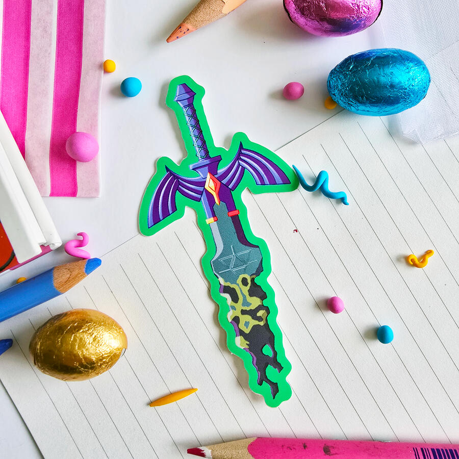 Decayed Master Sword Sticker
