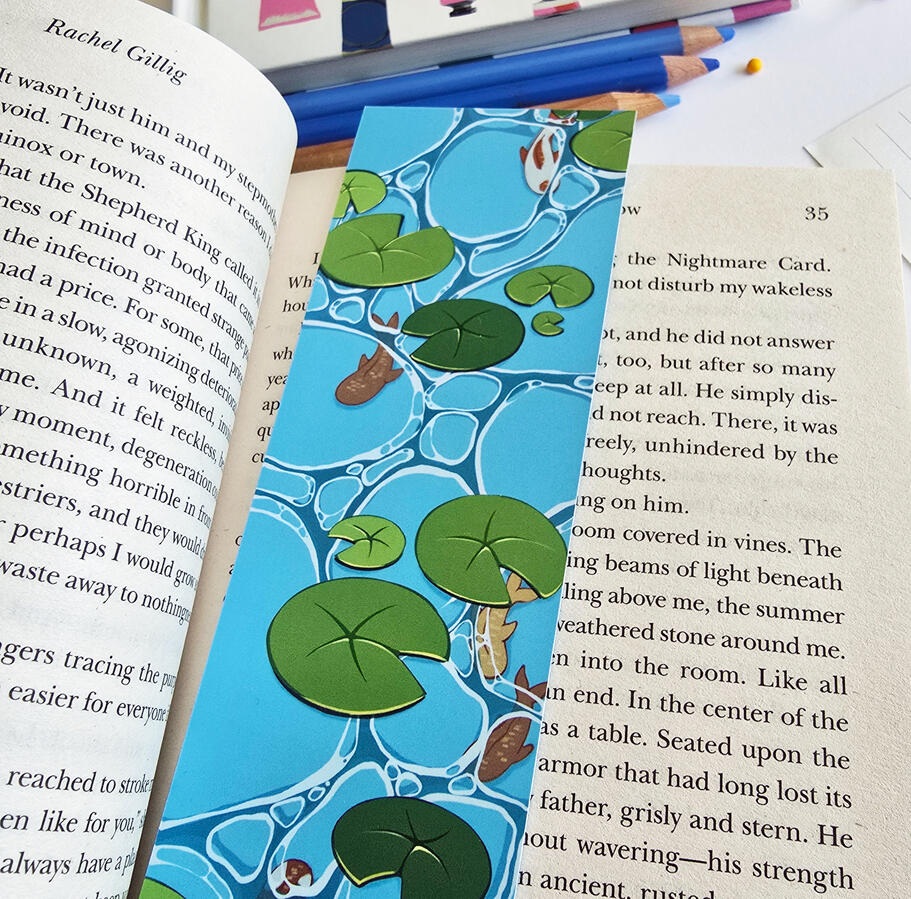 Lilypad and Koi Fish Bookmark